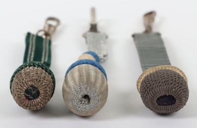 3x Miniature Knots / Portepees - 3