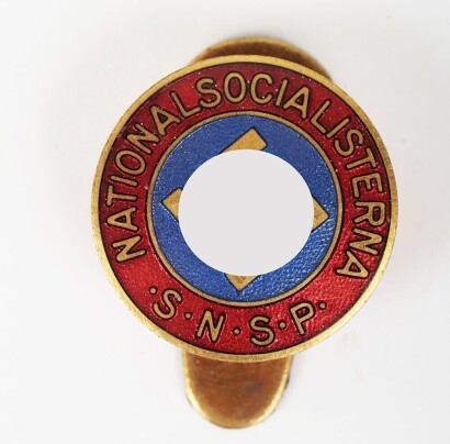 Scarce Swedish Party Pin by Alois Ritter, Stockholm
