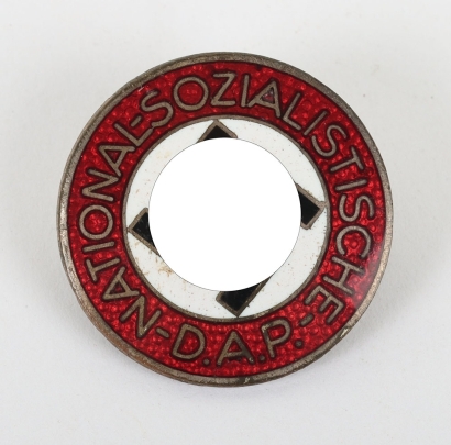 Third Reich NSDAP Party Badge by Gustav Brehmer,