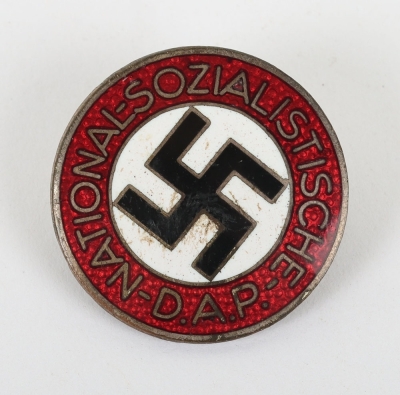 Third Reich NSDAP Party Badge by Gustav Brehmer, - 2