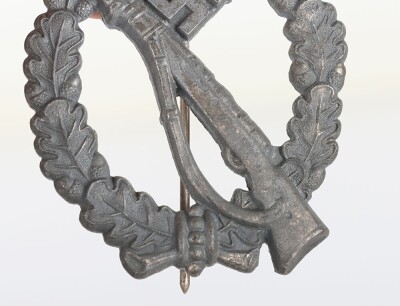 WW2 German Army / Waffen-SS Infantry Assault Badge in Silver by Rudolf Souval, Wien - 7