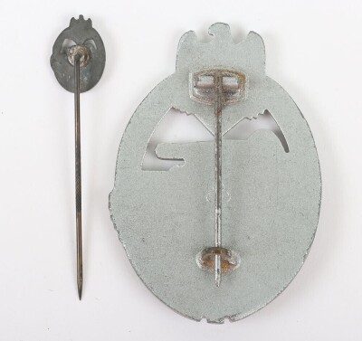 WW2 German Heer / Army Panzer Assault Badge in Silver by Friedrich Linden, L&uuml;denscheid (F.L.L) - 5