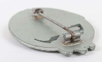 WW2 German Heer / Army Panzer Assault Badge in Silver by Friedrich Linden, L&uuml;denscheid (F.L.L) - 7