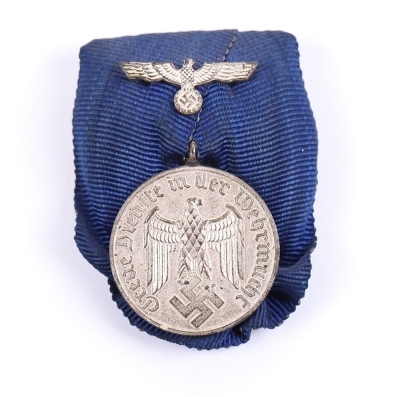WW2 German Armed Forces 4 Year Long Service Medal - 5