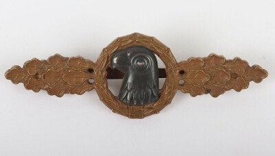 WW2 German Luftwaffe Operational Flying Clasp for Reconnaissance in Bronze with Original Box - 4