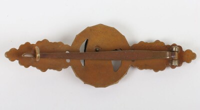 WW2 German Luftwaffe Operational Flying Clasp for Reconnaissance in Bronze with Original Box - 5