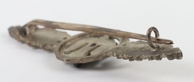 WW2 German Luftwaffe Operational Flight Clasp for Bombers in Silver with Original Box of Issue - 7