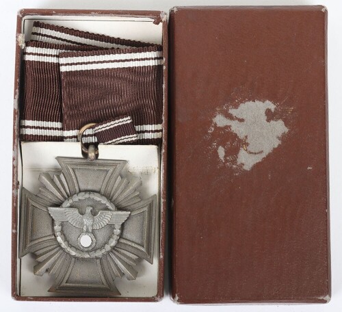 Third Reich NSDAP 10 Year Service Medal in Case of Issue