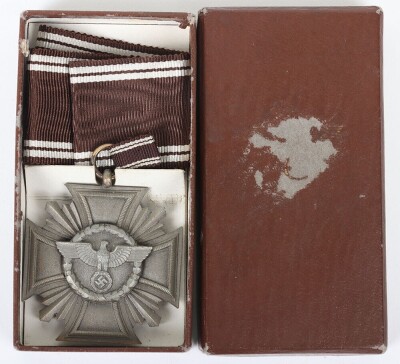 Third Reich NSDAP 10 Year Service Medal in Case of Issue - 2