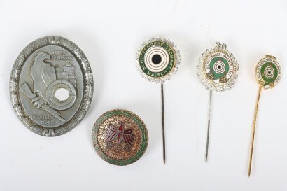 Grouping of Third Reich Shooting Awards / Pins