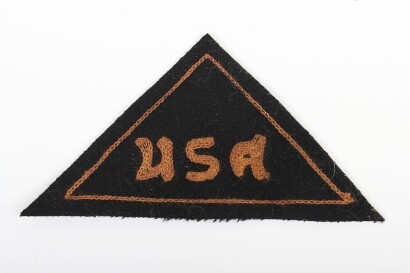 Rare German American Bund / Hitler Youth USA Nationals Triangle Arm Insignia