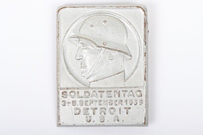 German American Bund 'Soldatentag' (Soldier Day) Commemorative Badge in Detroit USA