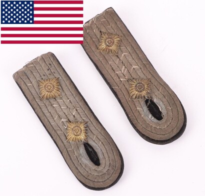 WW2 German Waffen-SS Infantry Officers Tunic Shoulder Boards