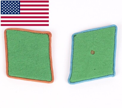 Rare WW2 German Luftwaffe Field Division Tunic Collar Patches