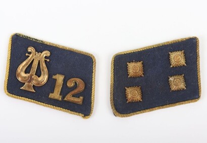 Pair of SA Marine Musicians Shirt Collar Patches