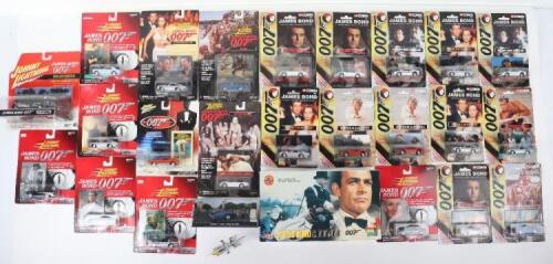 Twelve Corgi Classics 007 James Bond Blister Carded Models