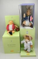 Steiff Limited Edition Beatrix Potter characters,