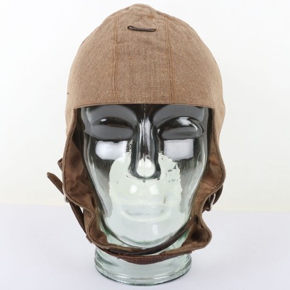 WW2 German Luftwaffe FK-34 Summer Pattern Flying Helmet