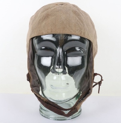 WW2 German Luftwaffe FK-34 Summer Pattern Flying Helmet