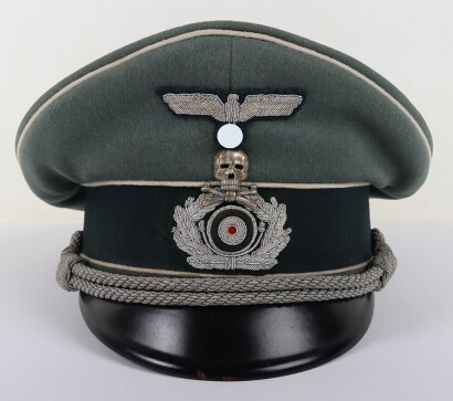WW2 German Army Infantry Regiment Nr17 Officers Peaked Cap