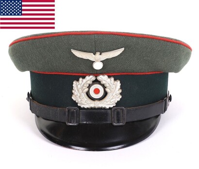 WW2 German Army Artillery Section Other Ranks / NCO's Peaked Cap
