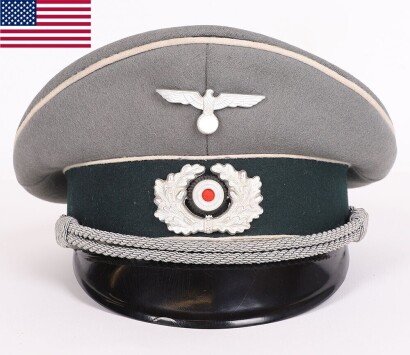 WW2 German Army Infantry Officers Peaked Cap