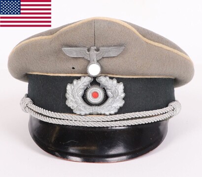 WW2 German Army Infantry Officers Peaked Cap