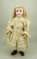 Wonderful A.T Kestner bisque head doll, German circa 1885,