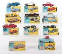 Ten Playworn Boxed Vintage Corgi Toys