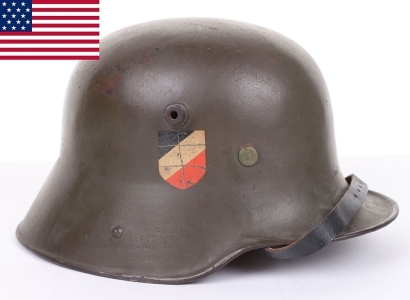 WW2 German Army M-18 Tranistional Double Decal Steel Helmet