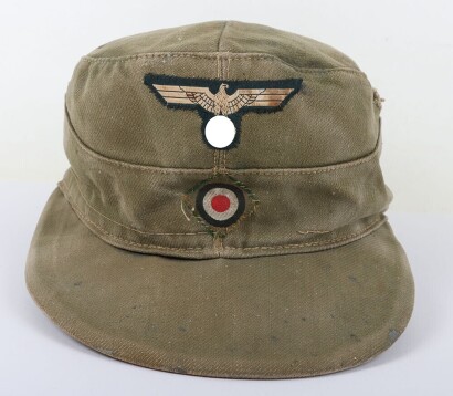 WW2 German Afrikakorps Tropical M-41 Field Cap