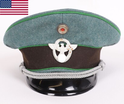 WW2 German Schutzpolizei Officers Peaked Cap