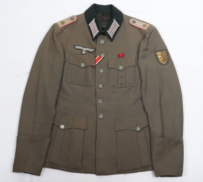 WW2 German Panzer Officers Four Pocket Combat Tunic