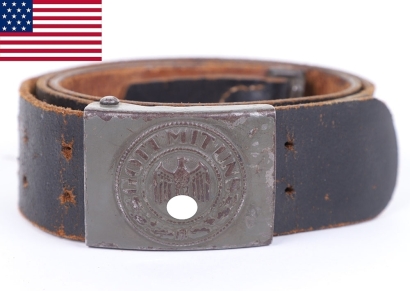 WW2 German Army Combat Belt & Buckle.