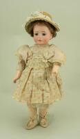 Rare Bruno Schmidt 2033 ‘Wendy’ bisque head character doll, German circa 1909,