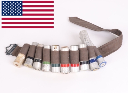WW2 German Luftwaffe Flare Cartridge Leg Bandolier