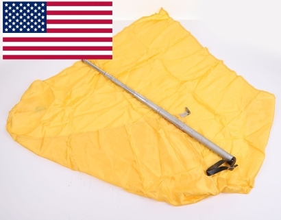 Rare WW2 German Luftwaffe Aircrew Survival Flag and Telescopic Pole