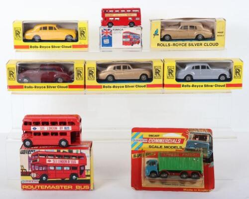 Lonestar, seerol and budgie diecast models,