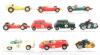 Ten vintage Scalextric Racing cars and bikes, - 2