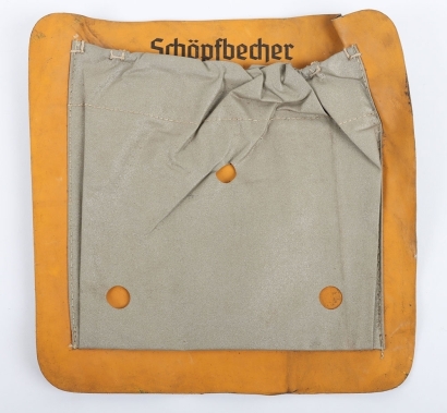 WW2 German Luftwaffe Aircrew Survival Dinghy Bailing Cup Pouch