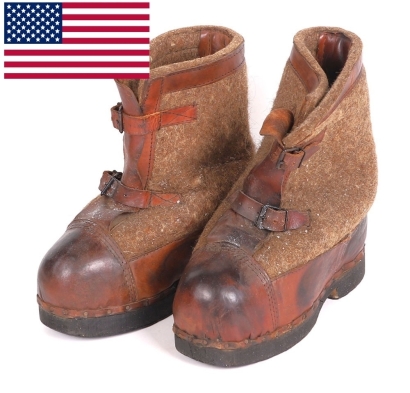 WW2 German Eastern Front Sentries Winter Over Boots,