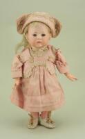 Rare A.M 231 ‘Fany’ bisque head doll with original factory clothes, German circa 1909,