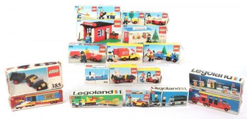 Nineteen vintage 1970s boxed Lego sets