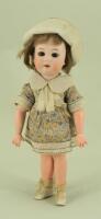 Gebruder Koppelsdorf 8192 bisque head doll, in original clothes, German circa 1910,