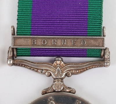 Royal Navy Long Service Good Conduct Pair of Medals to an Engineer for the Borneo Conflict - 2