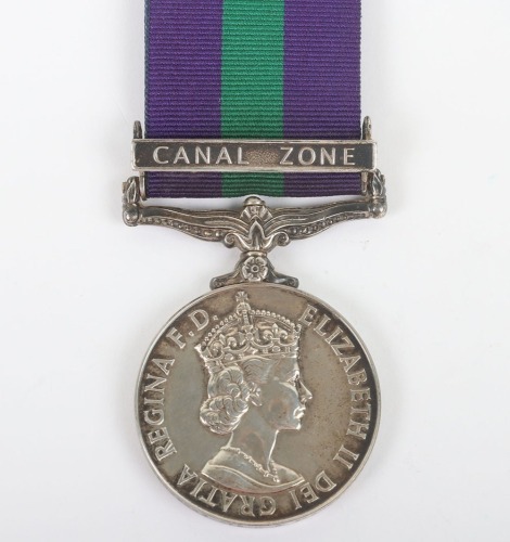 General Service Medal for the Suez Crisis to the Royal Army Medical Corps