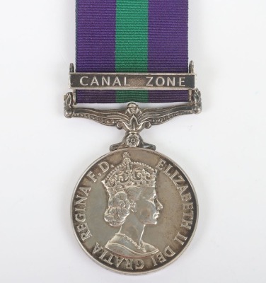 General Service Medal for the Suez Crisis to the Royal Army Medical Corps