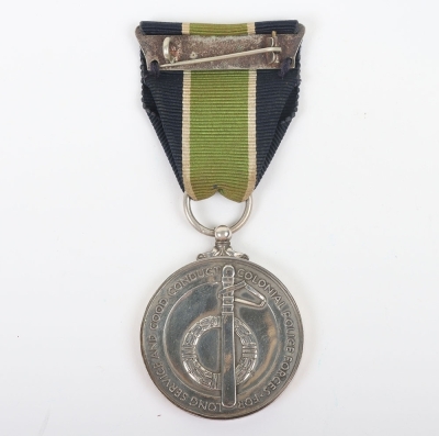 EIIR Colonial Police Long Service Good Conduct Medal Tanganyika Police, - 6