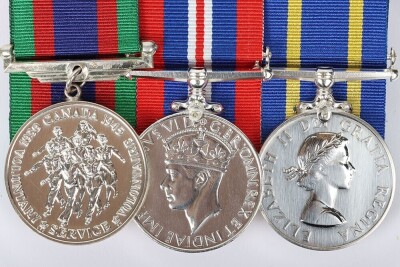 Royal Canadian Mounted Police Long Service Good Conduct Medal Trio - 2