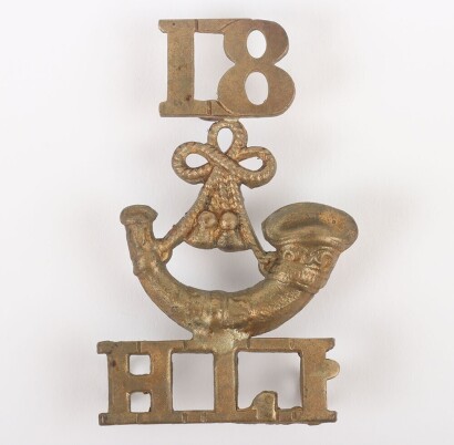 Rare 18th (4th Glasgow) Service Battalion Highland Light Infantry Shoulder Title